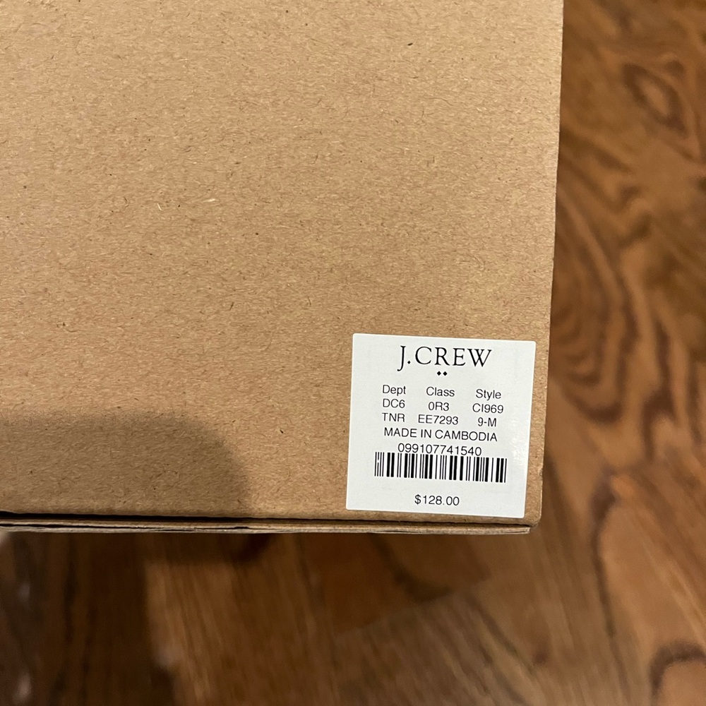 J. Crew Caged Platform Wedges Raffia Sandal Size 9 NWT - Picture 9 of 9